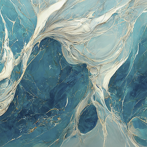 Adesivo Papel de Parede - Mármore Azul  